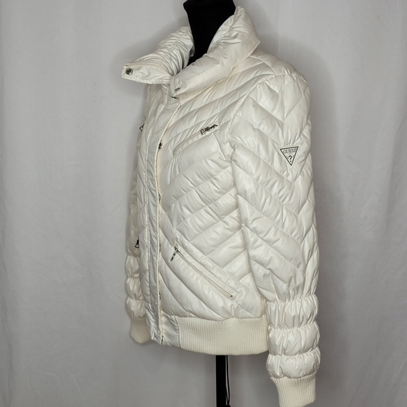 Guess Quilted Puffer Jacket  - Size L - Picture 2 of 15